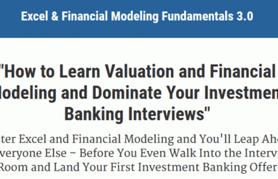 Brian DeChesare - Excel Financial Modeling Fundamentals Course [Real Estate] 