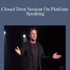 Marshall Sylver – Closed Door Session On Platform Speaking