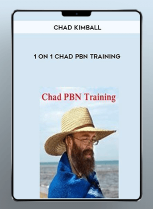 [Download Now] Chad Kimball - 1 on 1 Chad PBN Training