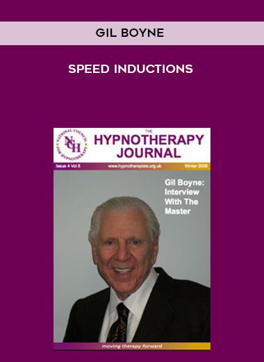 [Download Now] Gil Boyne - Speed Inductions