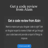 Alain Chautard - Get a code review from Alain