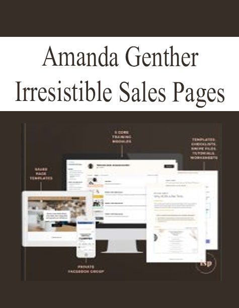 [Download Now] Amanda Genther – Irresistible Sales Pages