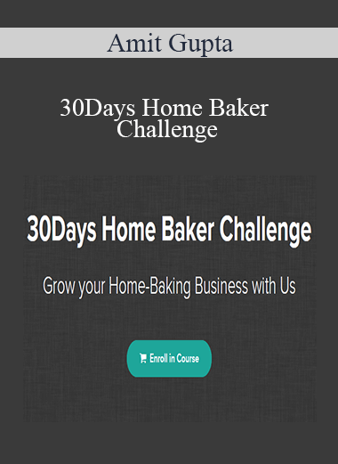 Amit Gupta - 30Days Home Baker Challenge