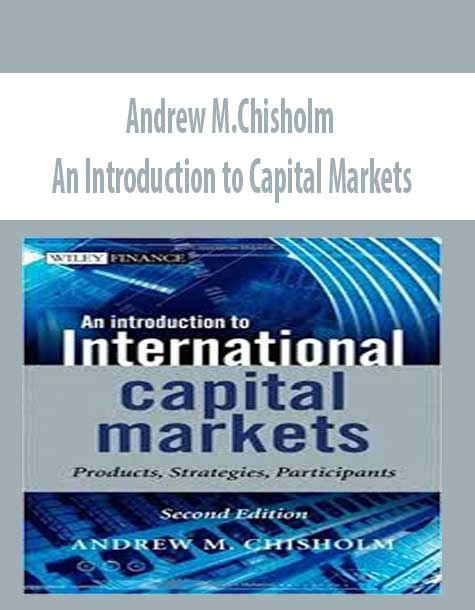 Andrew M.Chisholm – An Introduction to Capital Markets
