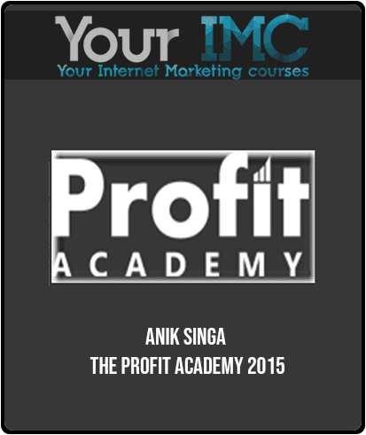 Anik Singal - The Profit Academy 2015