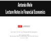 Antonio Mele – Lecture Notes in Financial Economics