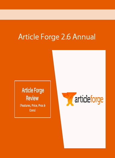 Article Forge 2.6 Annual