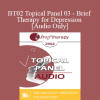 [Audio Download] BT02 Topical Panel 03 - Brief Therapy for Depression - Judith Beck