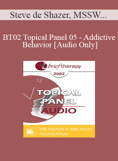 [Audio Download] BT02 Topical Panel 05 - Addictive Behavior - Steve de Shazer