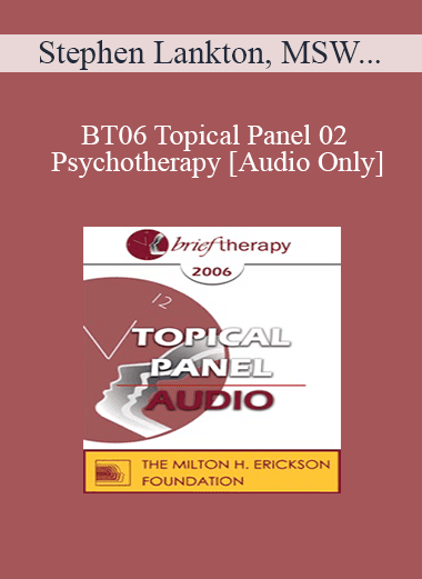 [Audio Download] BT06 Topical Panel 02 - Psychotherapy: Art or Science? - Stephen Lankton