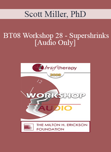 [Audio Download] BT08 Workshop 28 - Supershrinks: Learning From the Most Effective Practitioners - Scott Miller
