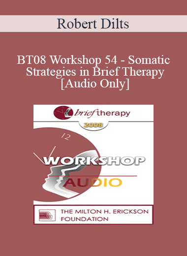 [Audio Download] BT08 Workshop 54 - Somatic Strategies in Brief Therapy - Robert Dilts