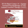 [Audio Download] BT10 Short Course 14 - Equine-Assisted Psychotherapy (EAP) and Animal Assisted Therapy (AAT): Exploring a Brief Effective Alternative to Traditional Cognitive-Behavioral Therapy - Dale Klein-Kennedy