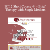 [Audio Download] BT12 Short Course 44 - Brief Therapy with Single Mothers: The Transformational Alchemy of Metaphor - Bette Freedson