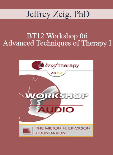 [Audio Download] BT12 Workshop 06 - Advanced Techniques of Therapy I: Resilience