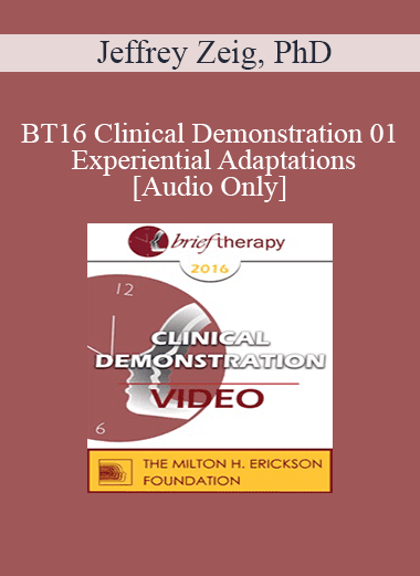 [Audio Download] BT16 Clinical Demonstration 01 - Experiential Adaptations - Jeffrey Zeig