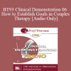 [Audio Download] BT93 Clinical Demonstration 06 - How to Establish Goals in Couples Therapy - Ellyn Bader