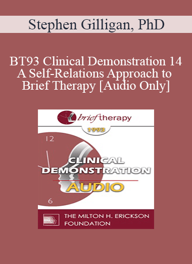 [Audio Download] BT93 Clinical Demonstration 14 - A Self-Relations Approach to Brief Therapy - Stephen Gilligan