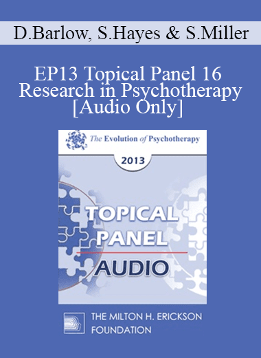 [Audio Download] EP13 Topical Panel 16 - Research in Psychotherapy - David Barlow