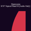 [Audio Download] IC07 Topical Panel 01 - Depression - Jorge Abia