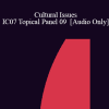 [Audio Download] IC07 Topical Panel 09 - Cultural Issues - Marilia Baker