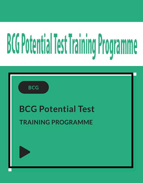 [Download Now] BCG Potential Test Training Programme