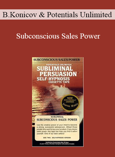 Barrie Konicov and Potentials Unlimited - Subconscious Sales Power