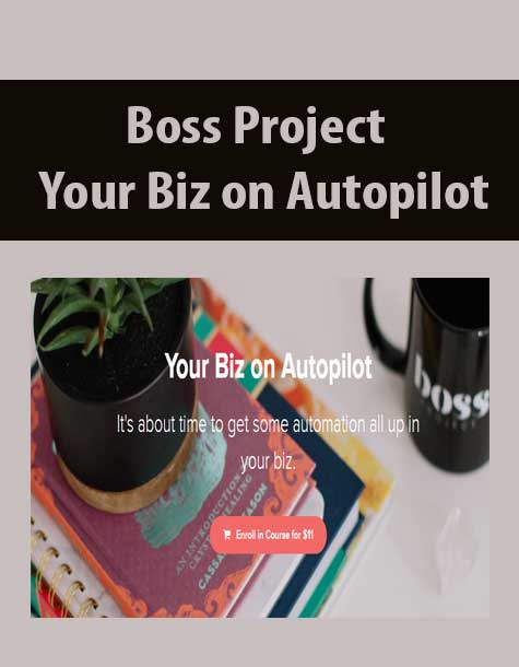 [Download Now] Boss Project - Your Biz on Autopilot