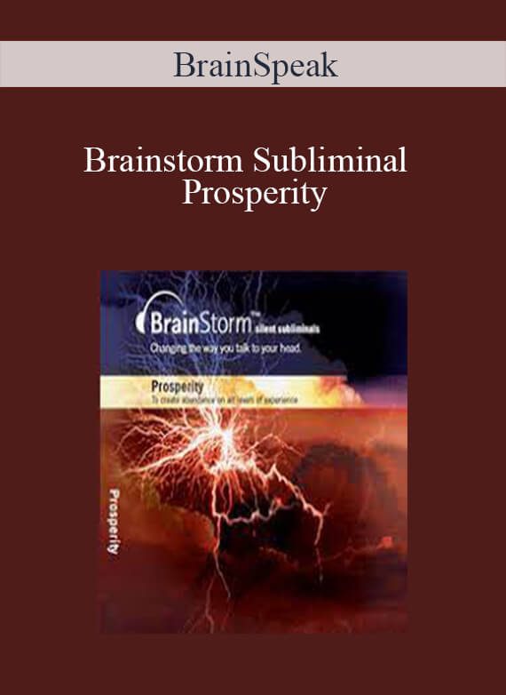 [Download Now] BrainSpeak – Brainstorm Subliminal – Prosperity