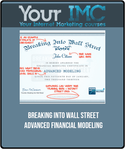 [Download Now] Breaking Into Wall Street - Advanced Financial Modeling