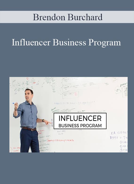 [Download Now] Brendon Burchard – Influencer Business Program
