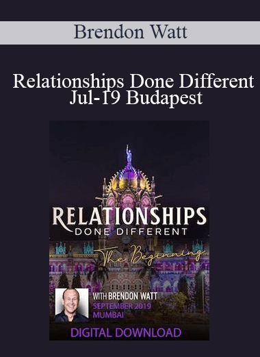 Brendon Watt - Relationships Done Different Jul-19 Budapest