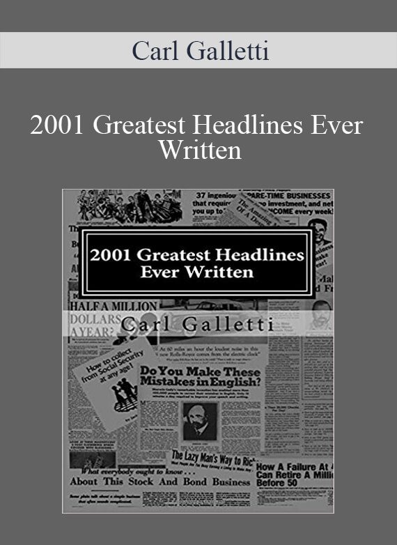 [Download Now] Carl Galletti – 2001 Greatest Headlines Ever Written