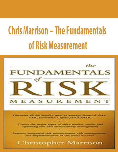 Chris Marrison – The Fundamentals of Risk Measurement