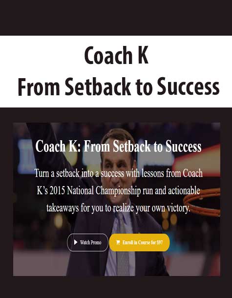 [Download Now] Coach K - From Setback to Success