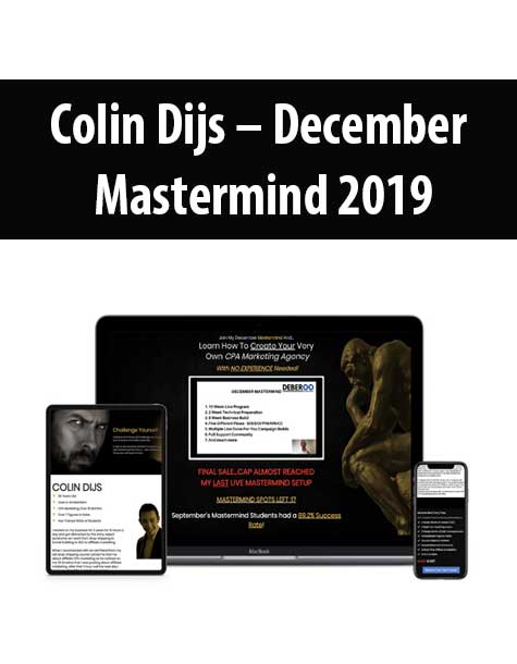 [Download Now] Colin Dijs – December Mastermind 2019