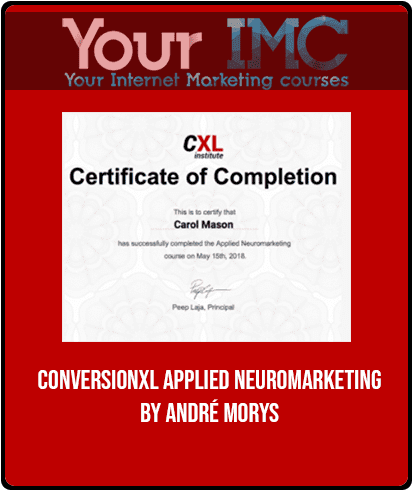 [Download Now] Conversionxl Applied neuromarketing by André Morys