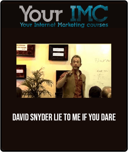 [Download Now] David Snyder - Lie to me if you dare