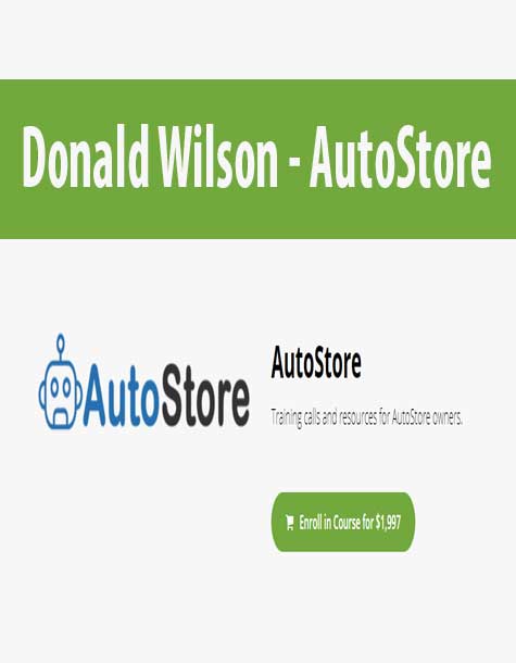 [Download Now] Donald Wilson - AutoStore