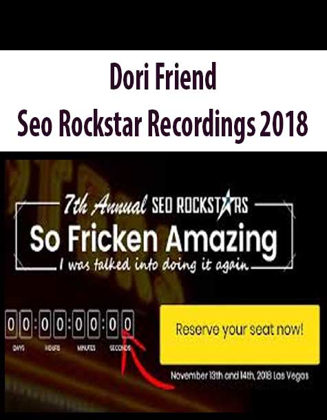 Dori Friend – Seo Rockstar Recordings 2018