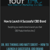 [Download Now] Dr. Bee Thomas and Matt Sibert – How to Launch A Successful CBD Brand