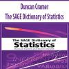 Duncan Cramer – The SAGE Dictionary of Statistics