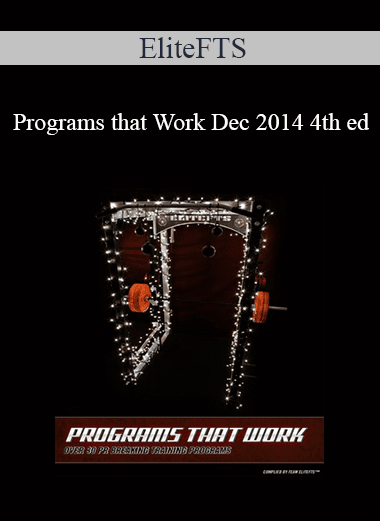 EliteFTS - Programs that Work Dec 2014 4th ed