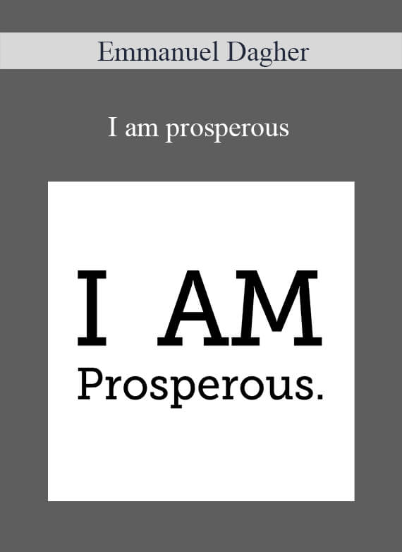 [Download Now] Emmanuel Dagher – I am prosperous