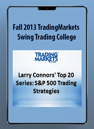 Fall 2013 TradingMarkets Swing Trading College