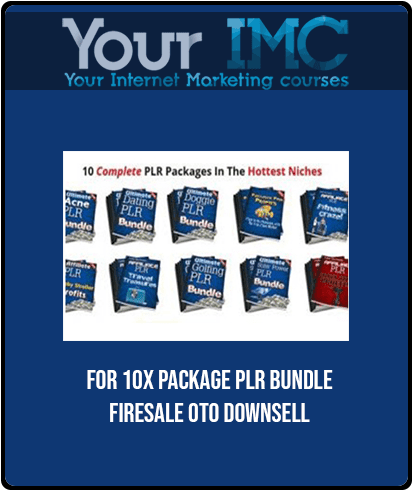 For 10x Package PLR Bundle Firesale OTO DOWNSELL