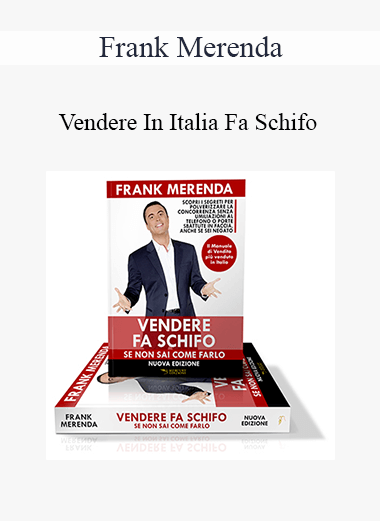 Frank merenda - Vendere In Italia Fa Schifo