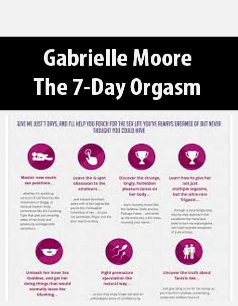 [Download Now] Gabrielle Moore – The 7-Day Orgasm
