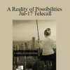 Gary M. Douglas - A Reality of Possibilities Jul-17 Telecall