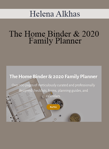 Helena Alkhas - The Home Binder & 2020 Family Planner